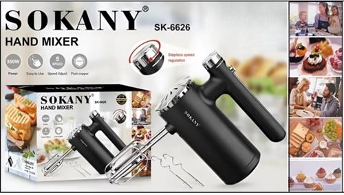 Sokany Electric Hand Mixer and Blender Black Sokany