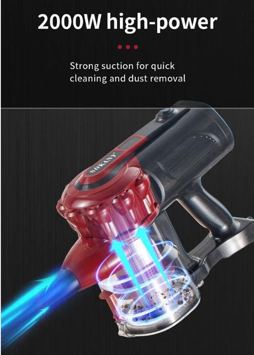 Sokany Electric Upright Dry Vacuum Cleaner Sokany