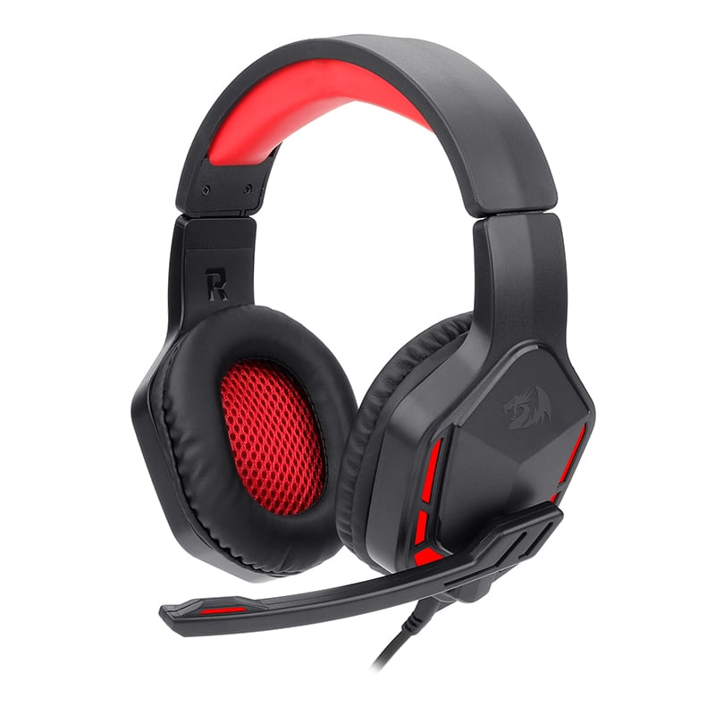 REDRAGON Over-Ear THEMIS Aux Gaming Headset – Black Redragon