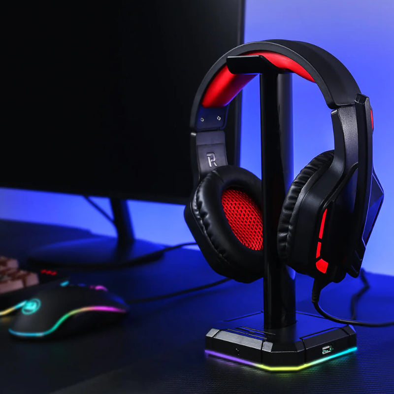 REDRAGON Over-Ear THEMIS Aux Gaming Headset – Black Redragon