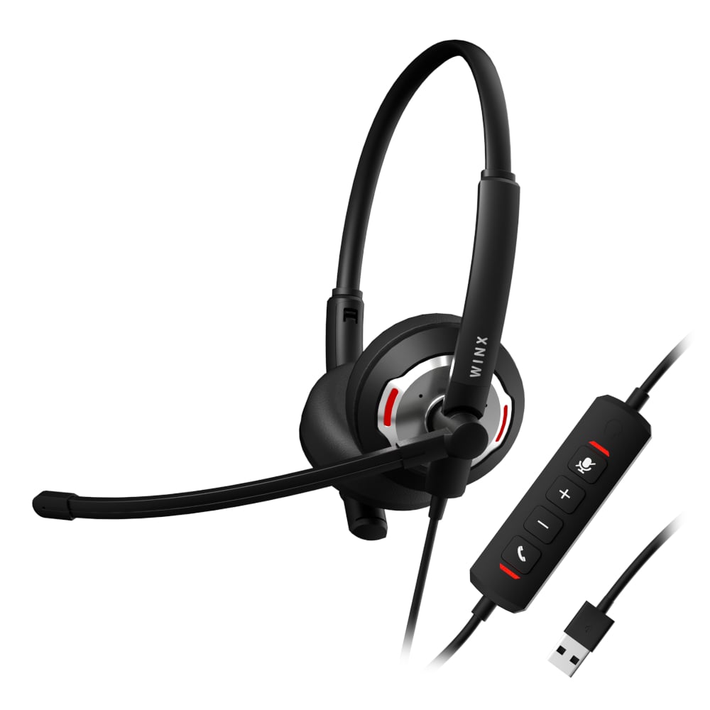 WINX CALL Pro AI Noise Cancelling Mic Headset WINX