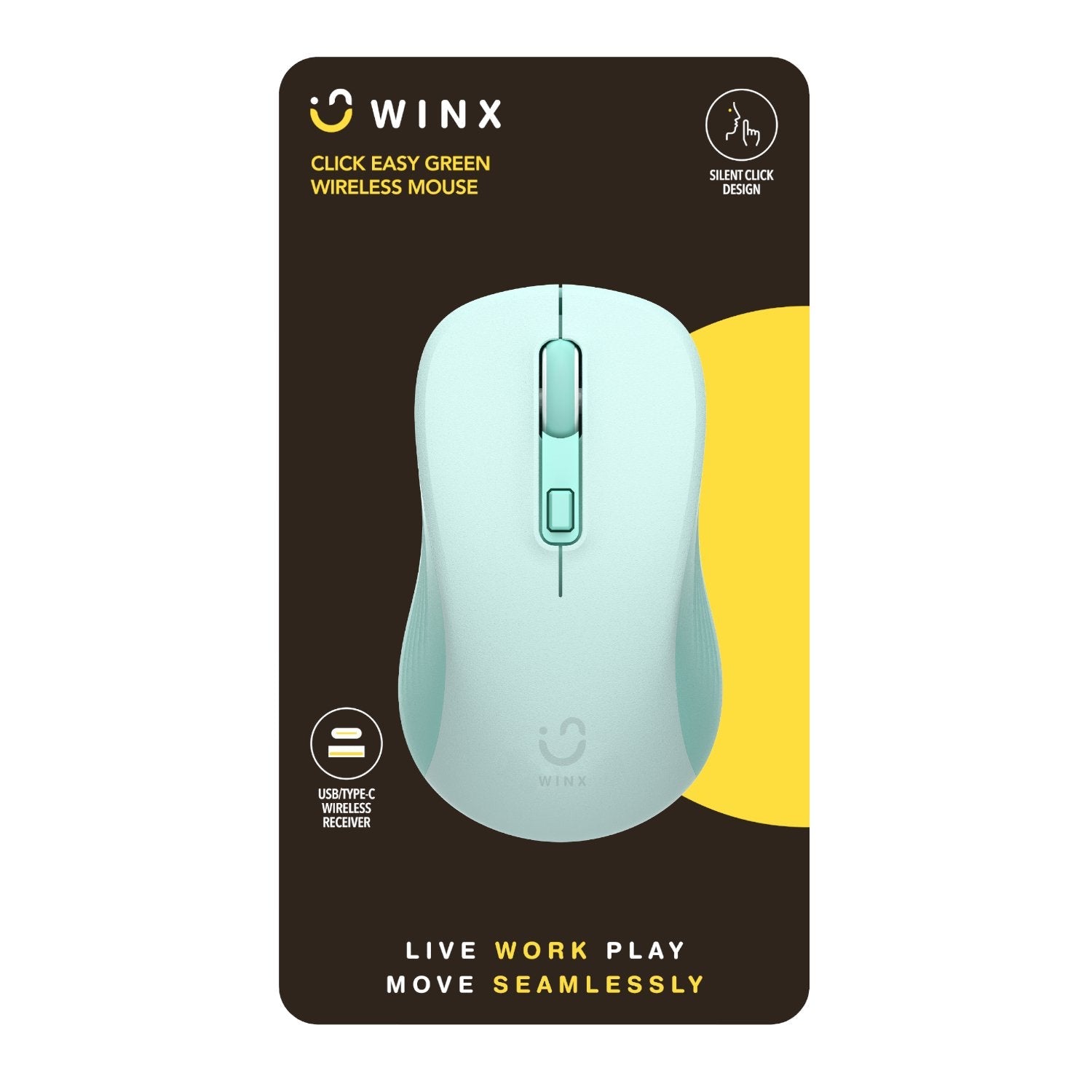 WINX CLICK Easy 1600DPI 2.4GHz Wireless Mouse WINX