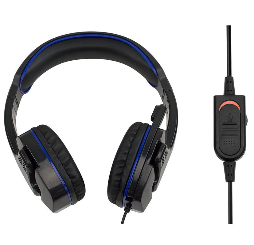 Sparkfox PS4 SF1 Stereo Headset – Black and Blue Sparkfox